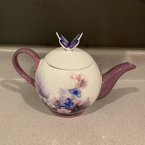 Ceramic Butterfly Teapot